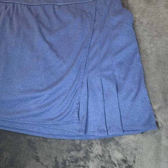 Greg Norman Sz XL Blue Golf Skort Skirt Sport Active ML75 Pleated Pull On 0218 - Picture 3 of 12